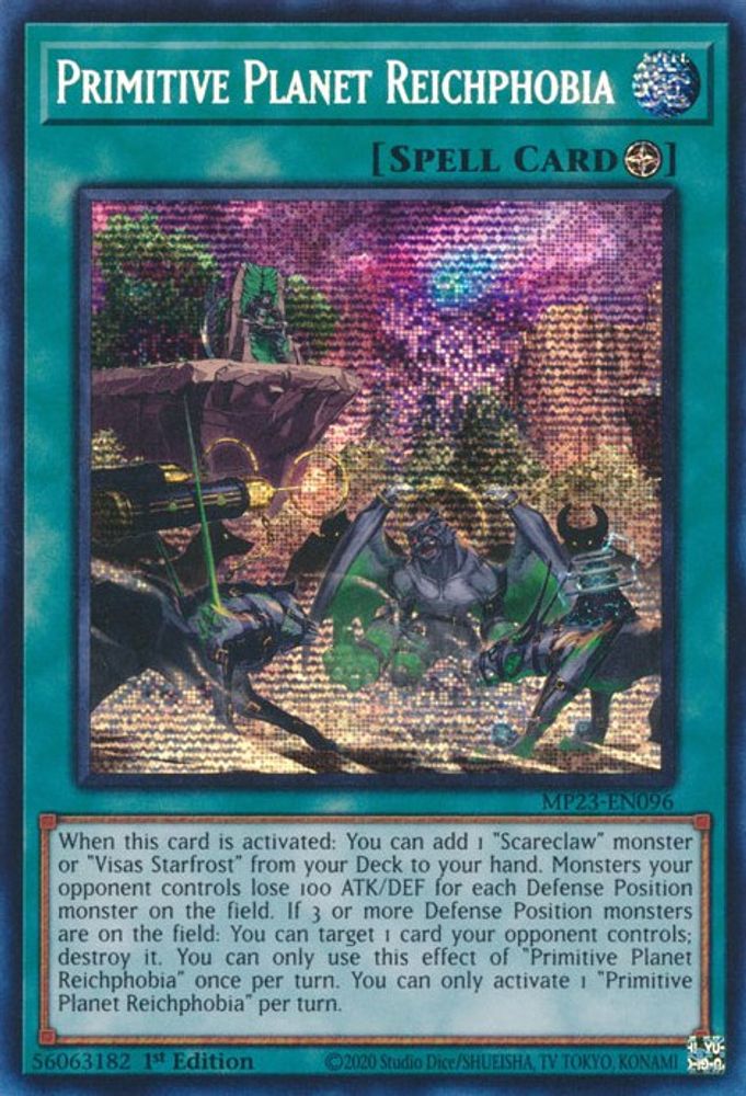 Primitive Planet Reichphobia (MP23-EN096) - Prismatic Secret Rare