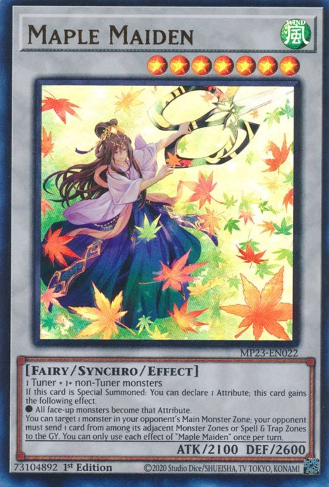 Maple Maiden (MP23-EN022) - Ultra Rare