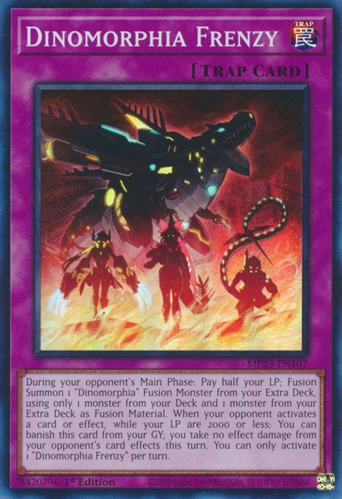 Dinomorphia Frenzy (MP23-EN107) - Super Rare