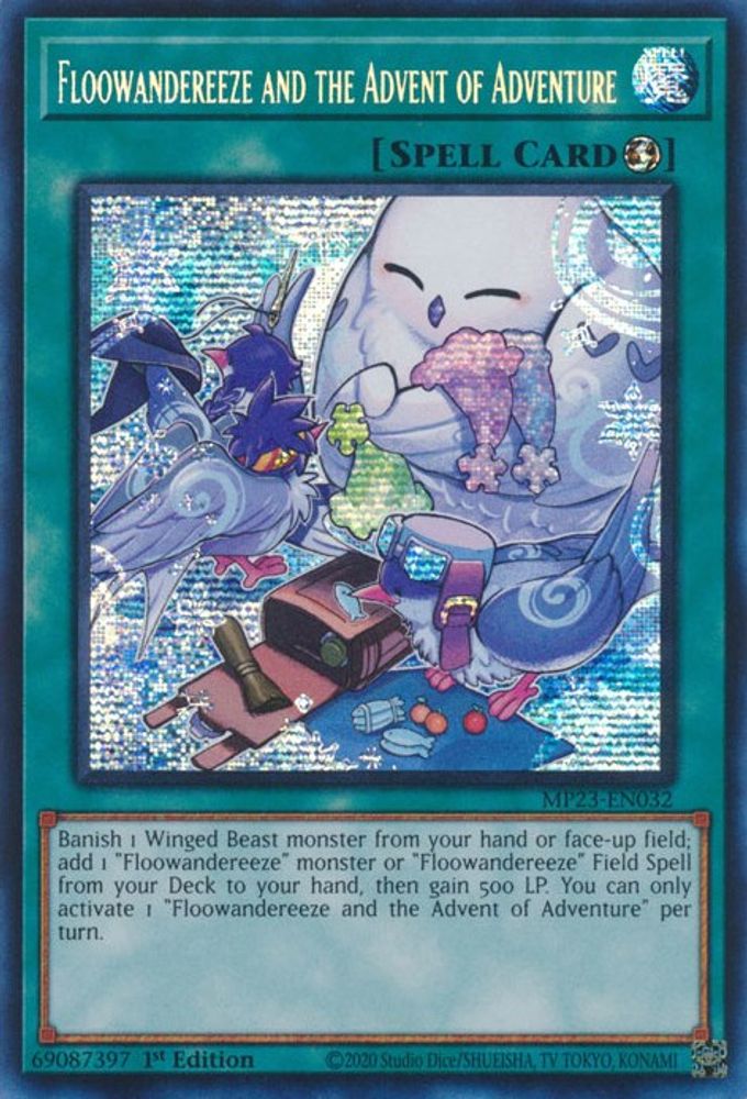 Floowandereeze and the Advent of Adventure (MP23-EN032) - Prismatic Secret Rare