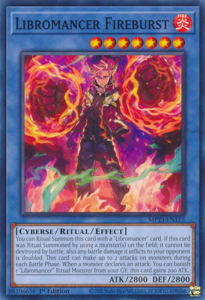 Libromancer Fireburst (MP23-EN112) - Common