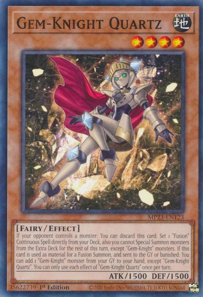 Gem-Knight Quartz (MP23-EN123) - Common