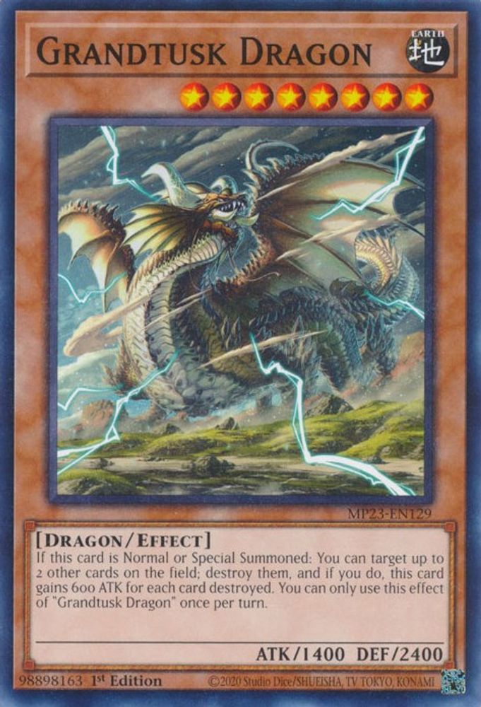 Dragon Grandtusk [MP23-EN129] Commun 