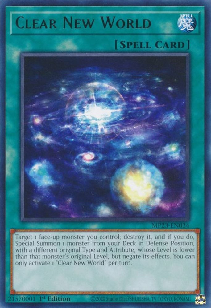 Clear New World (MP23-EN034) - Rare