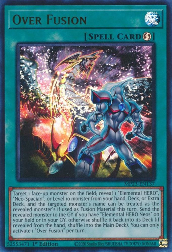 Over Fusion (MP23-EN137) - Ultra Rare