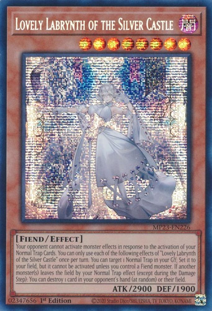 Lovely Labrynth of the Silver Castle (MP23-EN226) - Prismatic Secret Rare