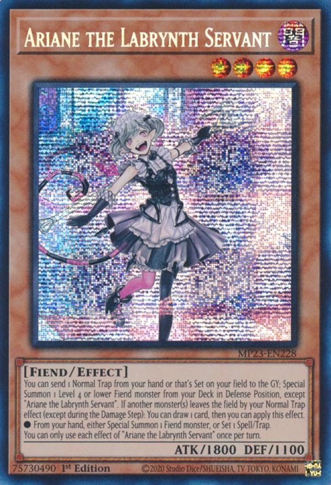 Ariane the Labrynth Servant (MP23-EN228) - Prismatic Secret Rare