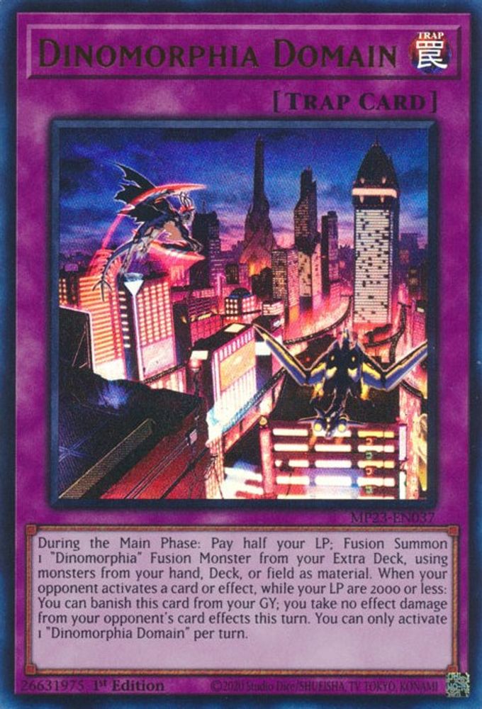 Dinomorphia Domain (MP23-EN037) - Ultra Rare