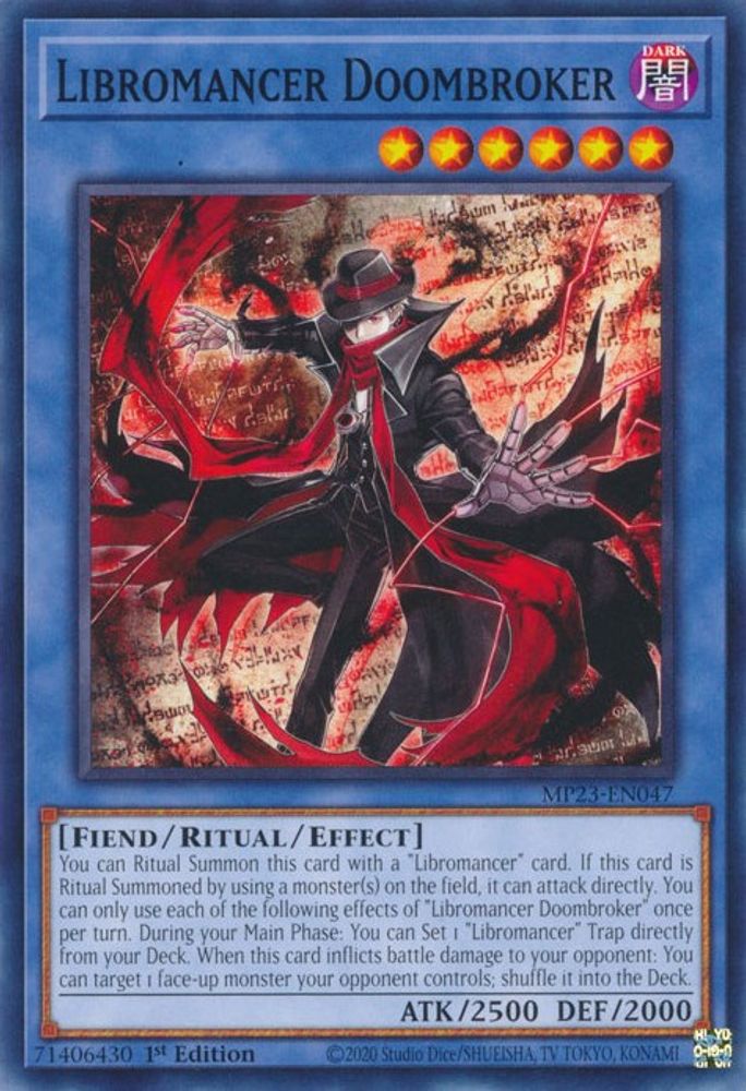 Libromancer Doombroker (MP23-EN047) - Common