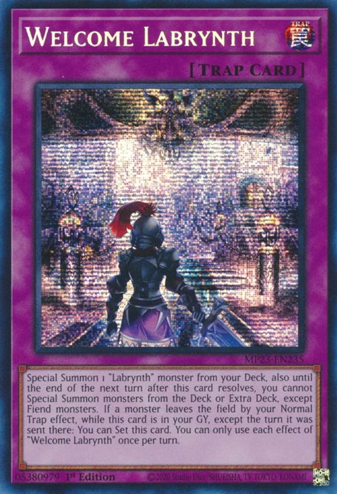Welcome Labrynth (MP23-EN235) - Prismatic Secret Rare