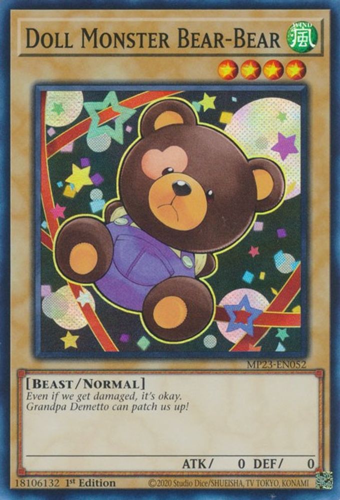 Doll Monster Bear-Bear (MP23-EN052) - Super Rare