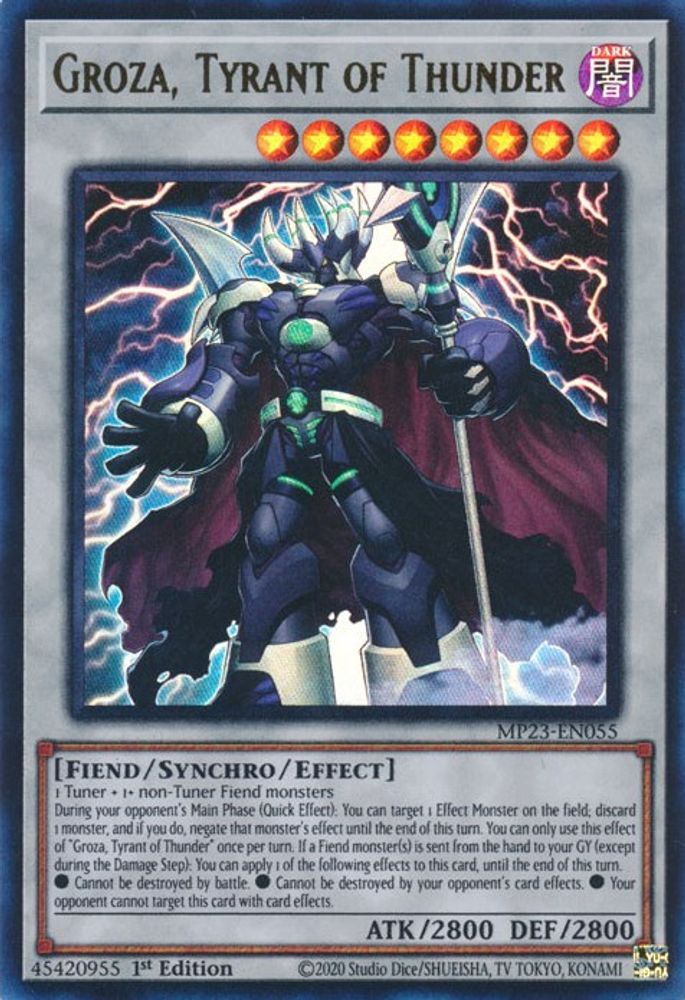 Groza, Tyrant of Thunder (MP23-EN055) - Ultra Rare