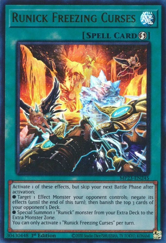 Runick Freezing Curses (MP23-EN245) - Ultra Rare