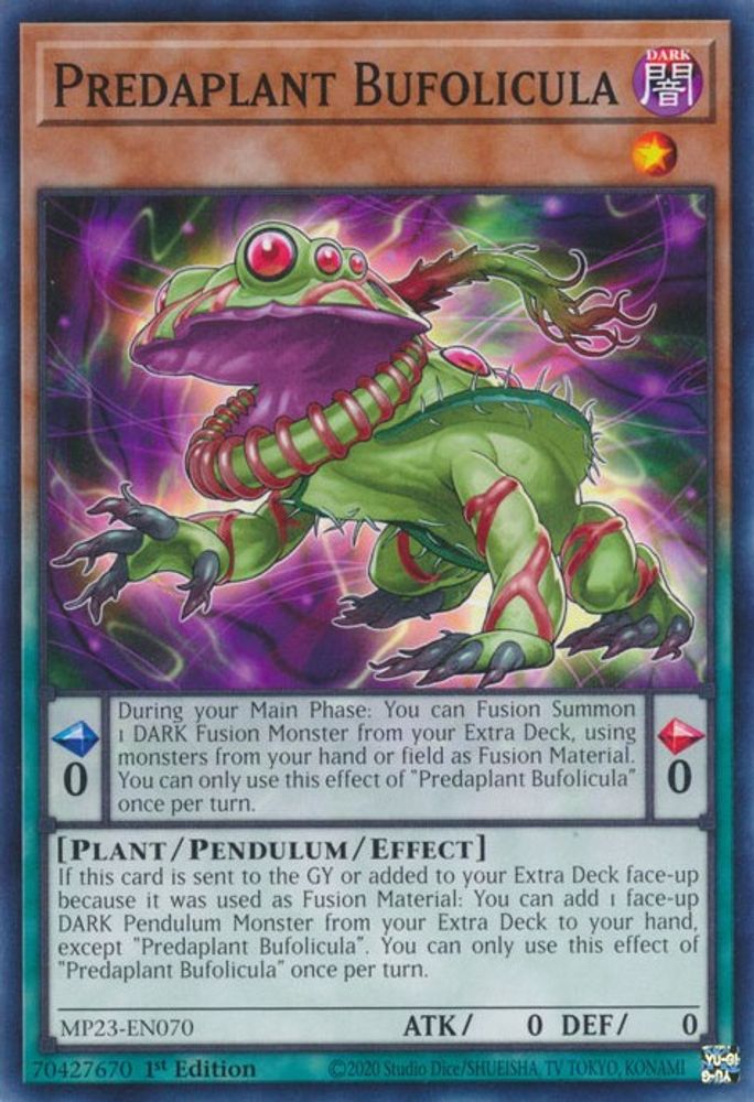 Predaplant Bufolicula (MP23-EN070) - Common