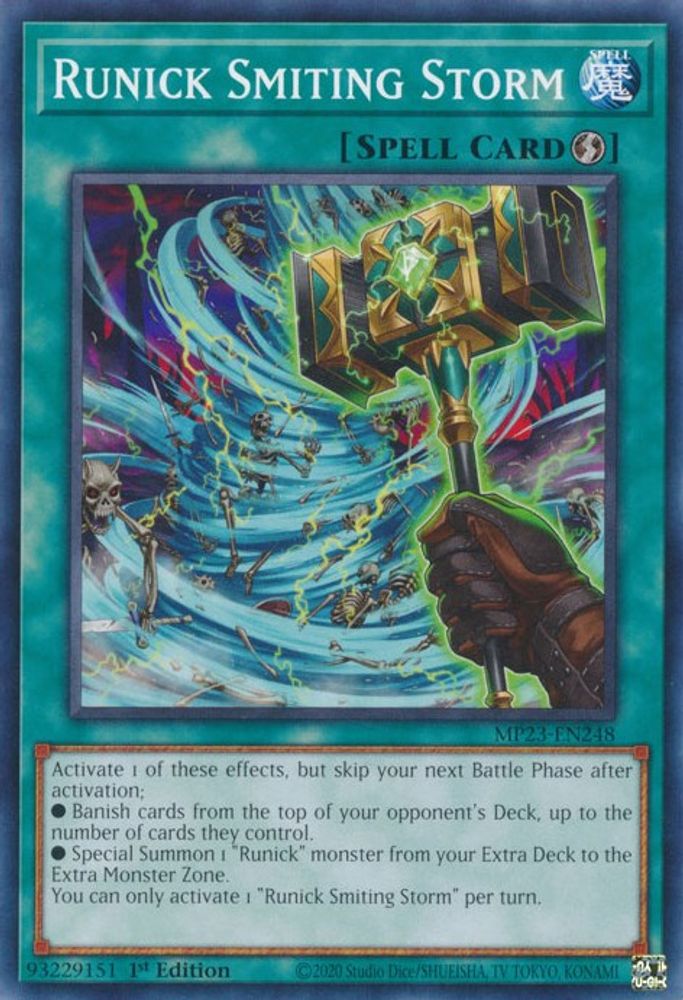 Runick Smiting Storm (MP23-EN248) - Common