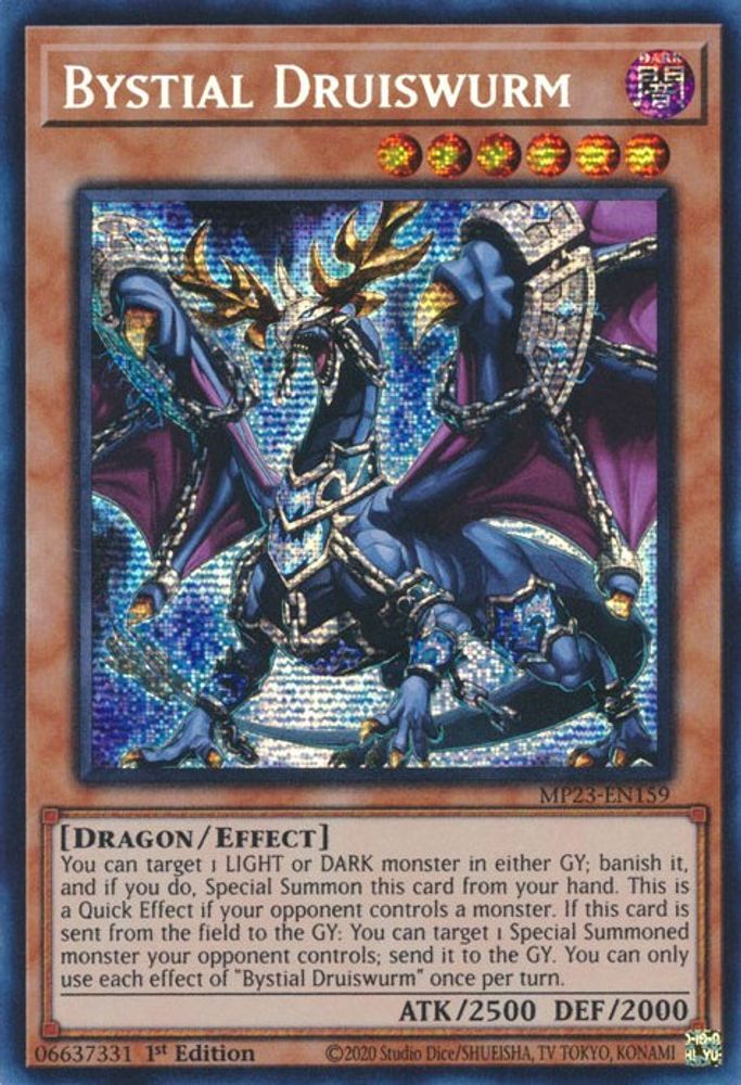 Bystial Druiswurm [MP23-EN159] Prismatique Secret Rare 