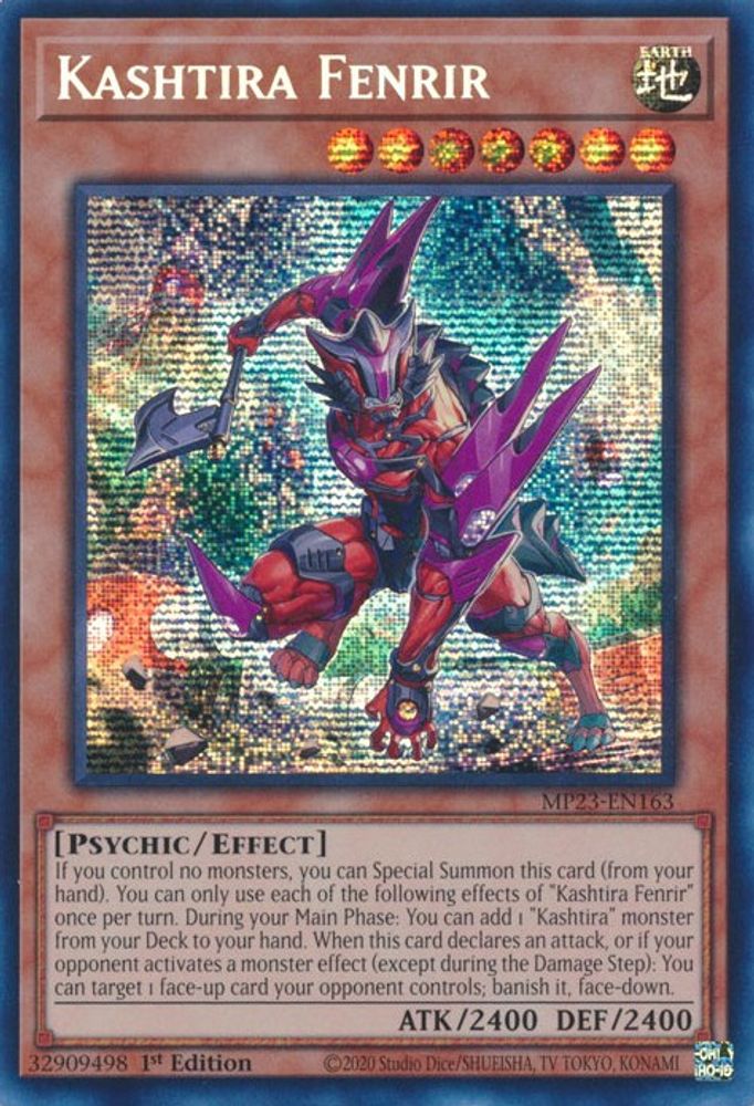 Kashtira Fenrir (MP23-EN163) - Prismatic Secret Rare