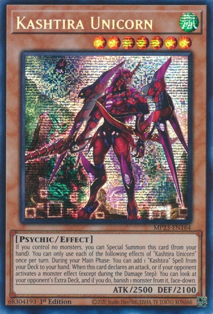 Kashtira Unicorn (MP23-EN164) - Prismatic Secret Rare
