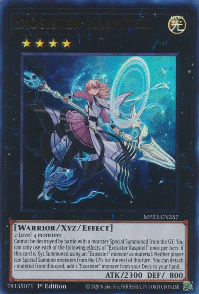 Exosister Kaspitell (MP23-EN257) - Ultra Rare