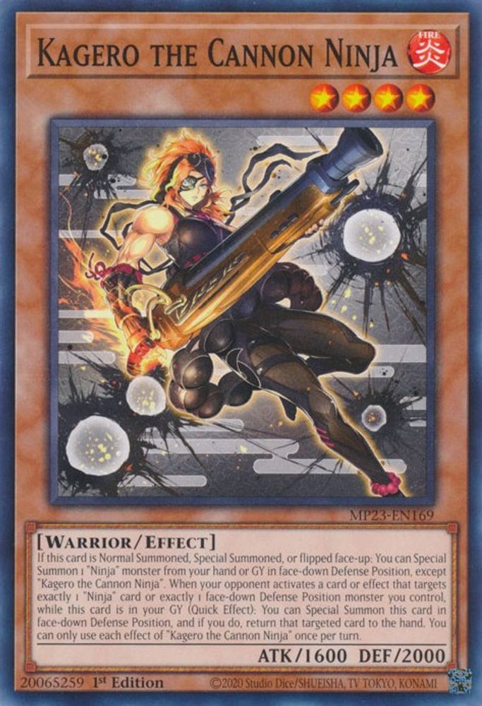 Kagero the Cannon Ninja (MP23-EN169) - Common