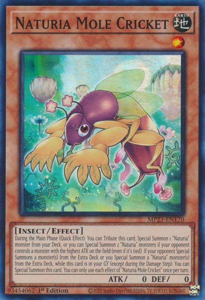 Naturia Mole Cricket (MP23-EN170) - Super Rare