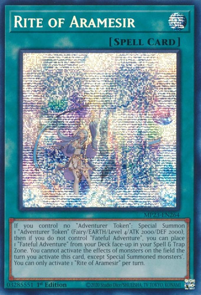 Rite of Aramesir (MP23-EN264) - Prismatic Secret Rare