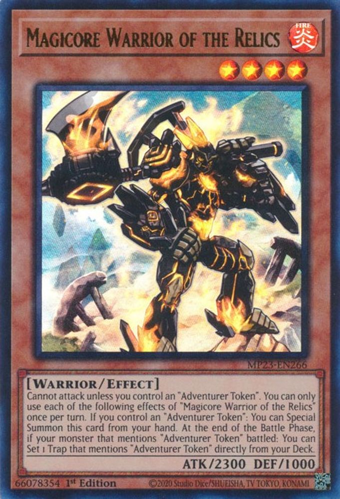 Magicore Warrior of the Relics (MP23-EN266) - Ultra Rare