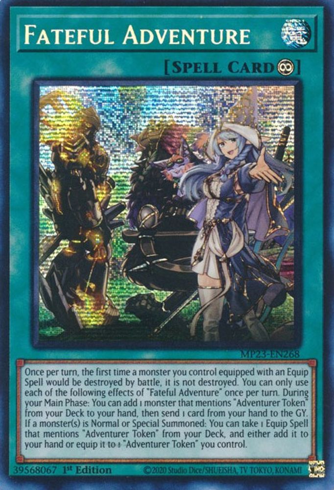 Fateful Adventure (MP23-EN268) - Prismatic Secret Rare