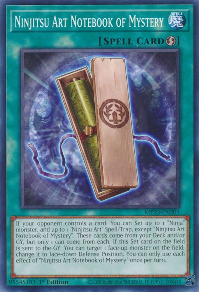 Ninjitsu Art Notebook of Mystery (MP23-EN201) - Common