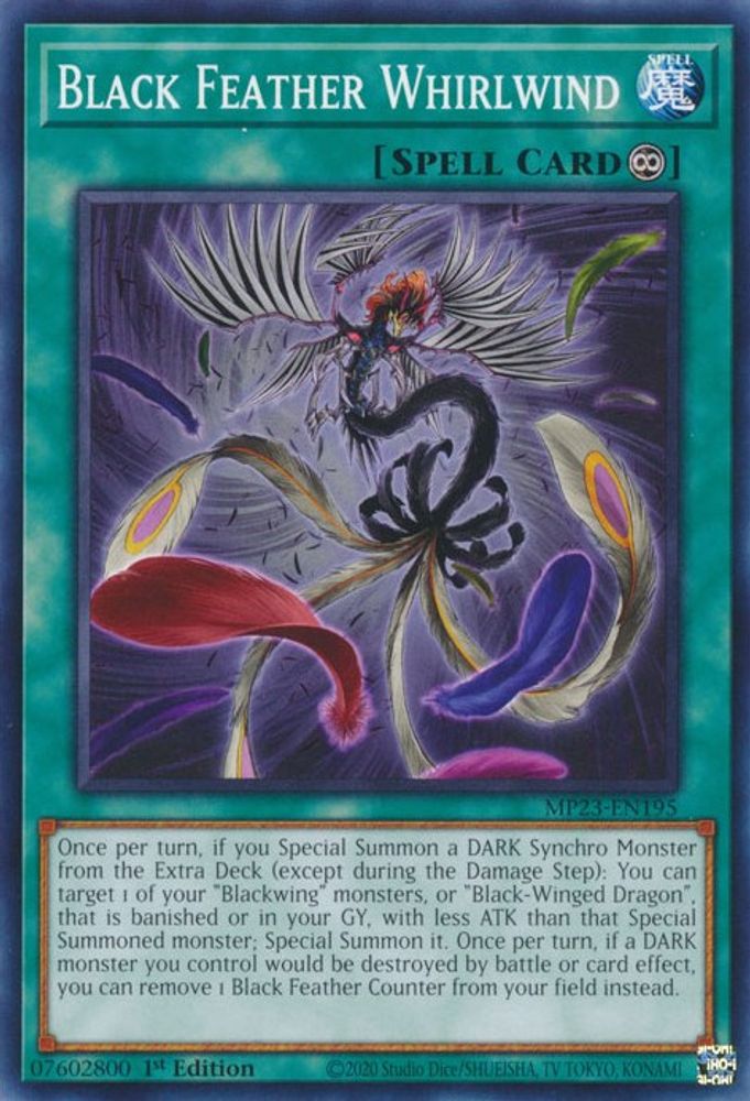 Black Feather Whirlwind (MP23-EN195) - Common