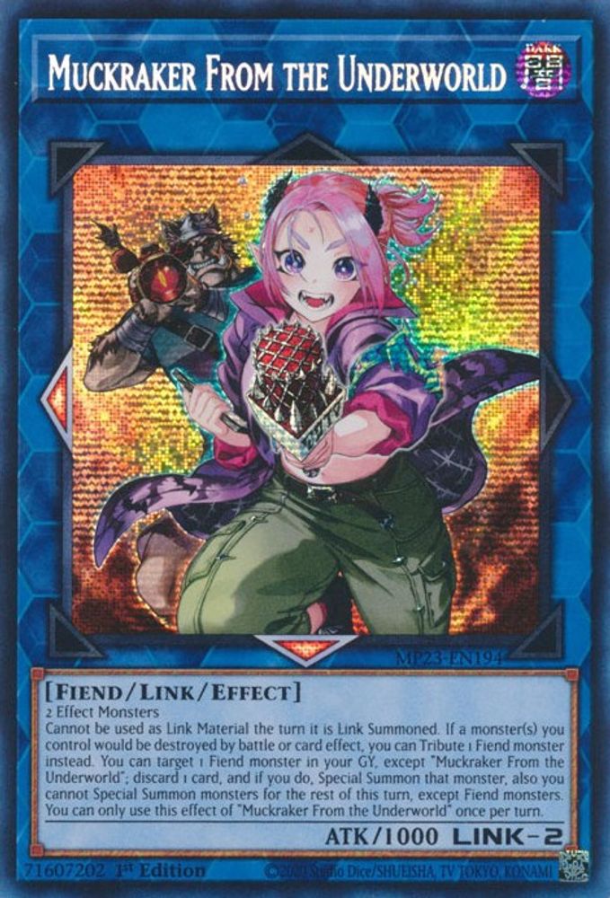Muckraker From the Underworld (MP23-EN194) - Prismatic Secret Rare