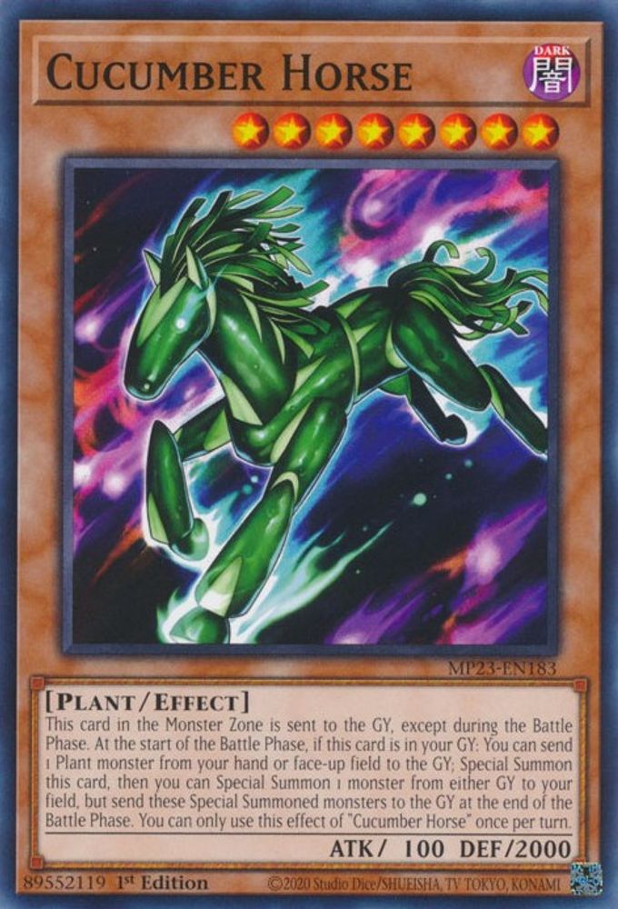 Cucumber Horse (MP23-EN183) - Common