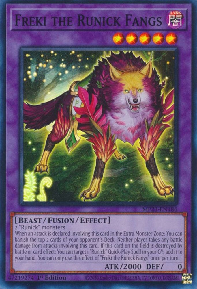 Freki les Crocs Runick [MP23-EN186] Super Rare 