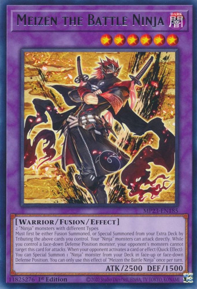Meizen the Battle Ninja (MP23-EN185) - Rare
