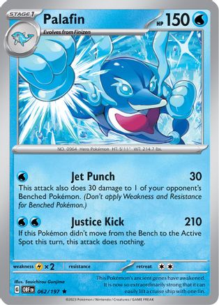 Palafin (062/197) (Thème Deck exclusif) [Scarlet &amp; Violet : Obsidian Flames] 