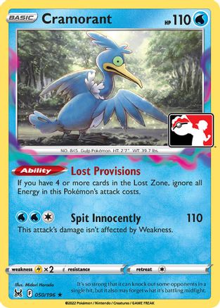 Cramorant 050/196  - Holofoil - Rare