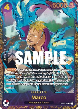 Marco (Treasure Cup) [Cartes promotionnelles One Piece] 