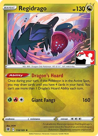 Regidrago - 118/189/189  - Rare