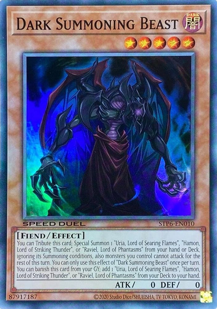 Dark Summoning Beast (STP6-EN010) - Super Rare