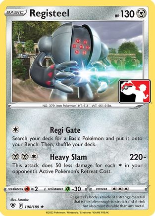 Registeel (108/189) [Pack de prix série trois] 