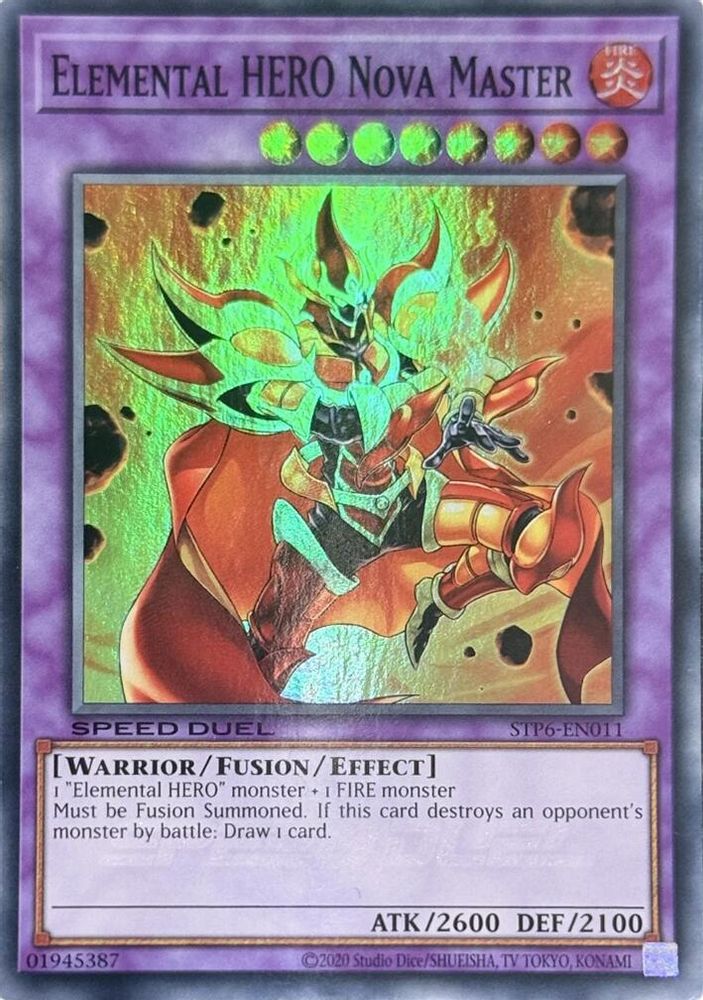 Elemental HERO Nova Master (STP6-EN011) - Super Rare