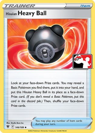 Hisuian Heavy Ball (146/189) [Prix Pack Série Trois] 