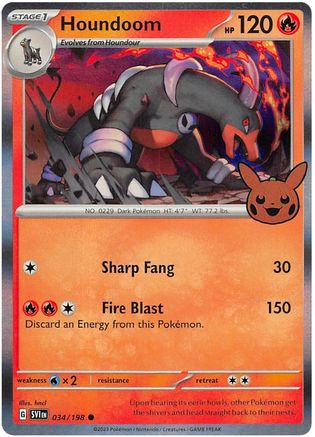 Houndoom (034/198) [Trick or Trade 2023] 