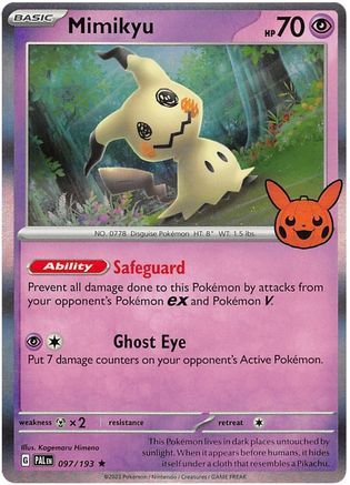 Mimikyu 097  - Holo Rare