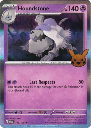 Houndstone 106  - Holofoil - Rare