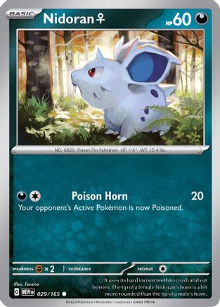 Nidoran F 029  - Common