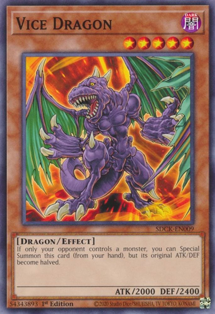 Vice Dragon (SDCK-EN009) - Common