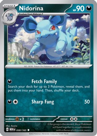 Nidorina 030  - Uncommon