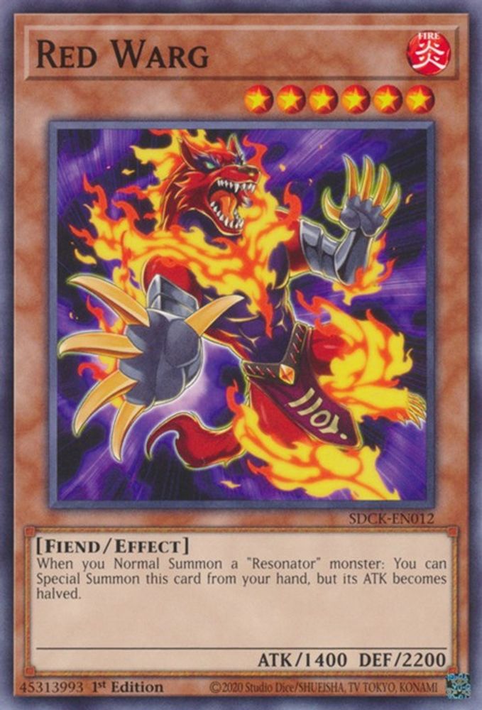 Red Warg (SDCK-EN012) - Common