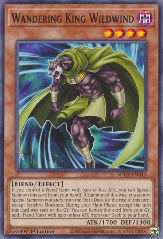 Wandering King Wildwind (SDCK-EN013) - Common